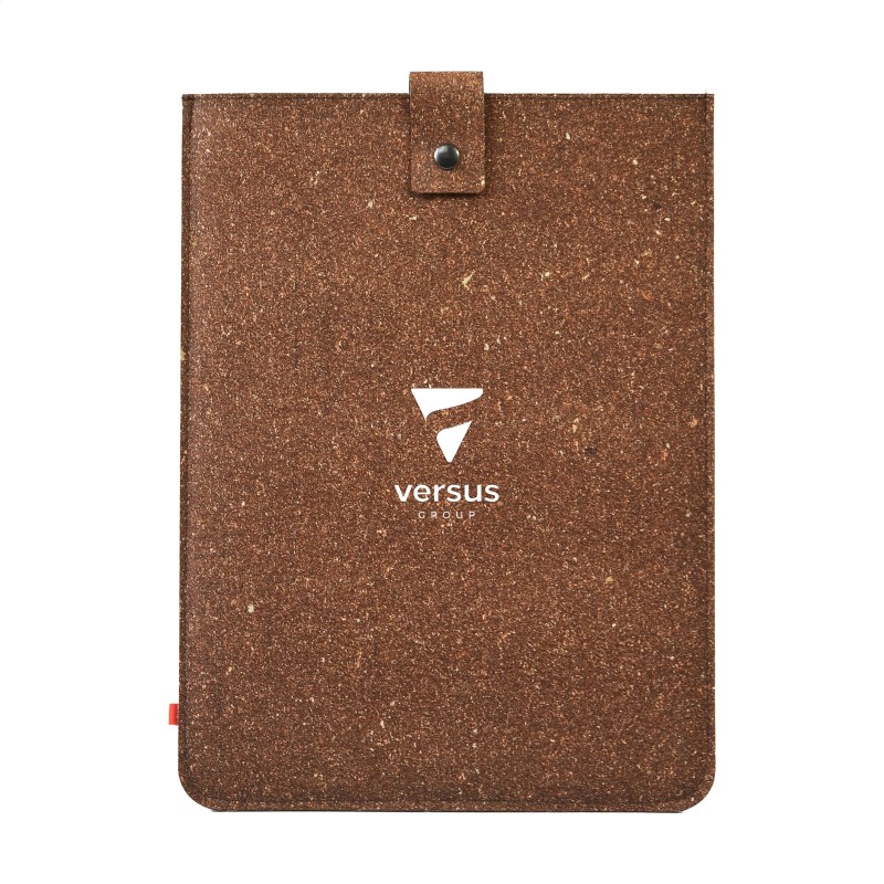 Laptophoes van gerecycled leer 16