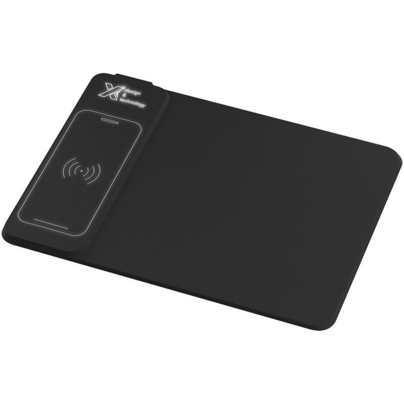 SCX.design O25 10 W muismat voorzien van draadloze oplader met oplichtend logo