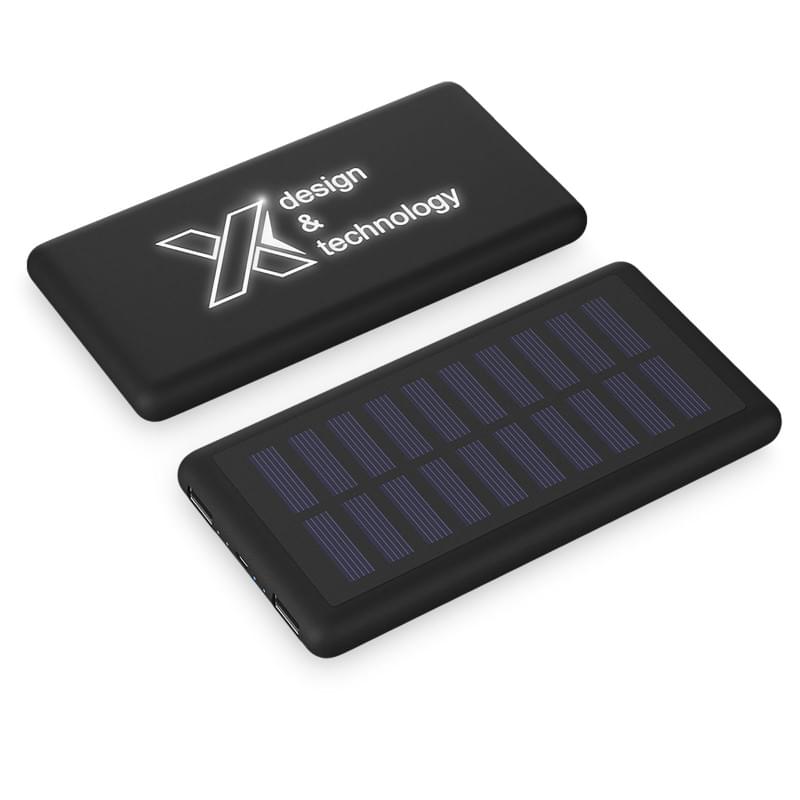 SCX.design P30 powerbank - 8.000mAh - zonne-energie - LED-logo
