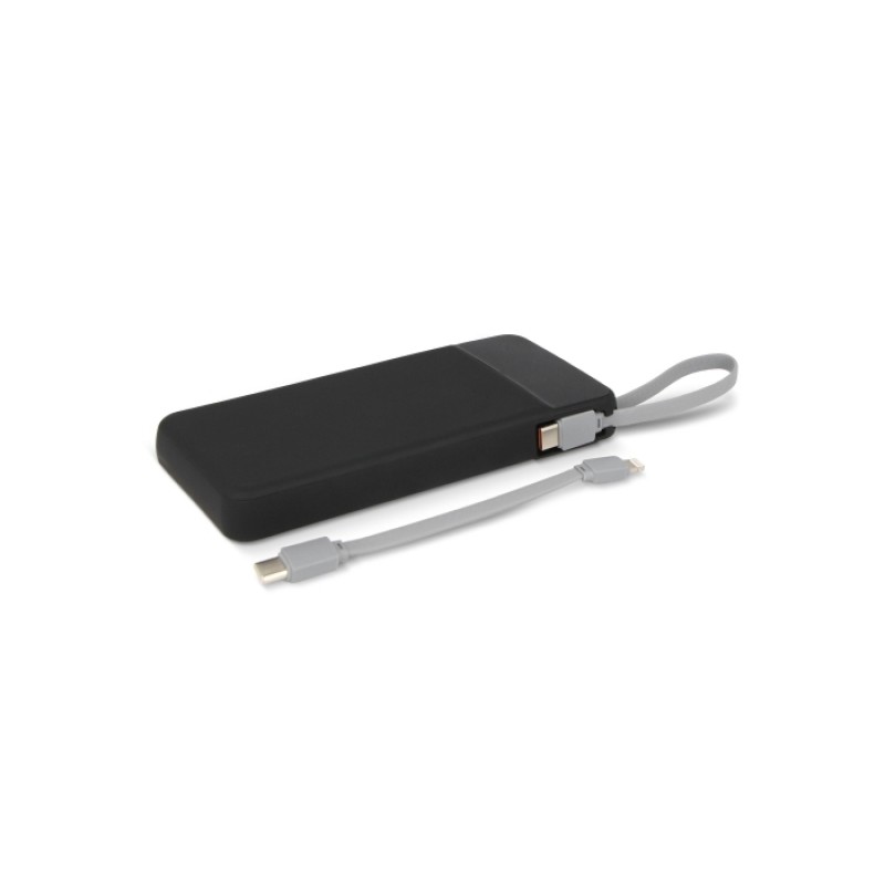 Ziara powerbank - 10.000mAh - recycled ABS - 3 in 1 kabel