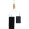 Sutton sleutelhanger - bamboe - telefoonhouder - met oplaadkabels
