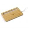 Oplaadstation - 5W - bamboe - draadloos - geschenkverpakking