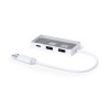 Hevan USB hub - 1 USB-C poort - 2 poorten USB 2.0