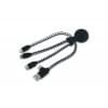 Xoopar Mr Bio oplaadkabel - rPC - 3 verschillende connectoren
