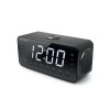 Muse wekkerradio - kunststof - groot scherm - AUX-aansluiting - met batterij