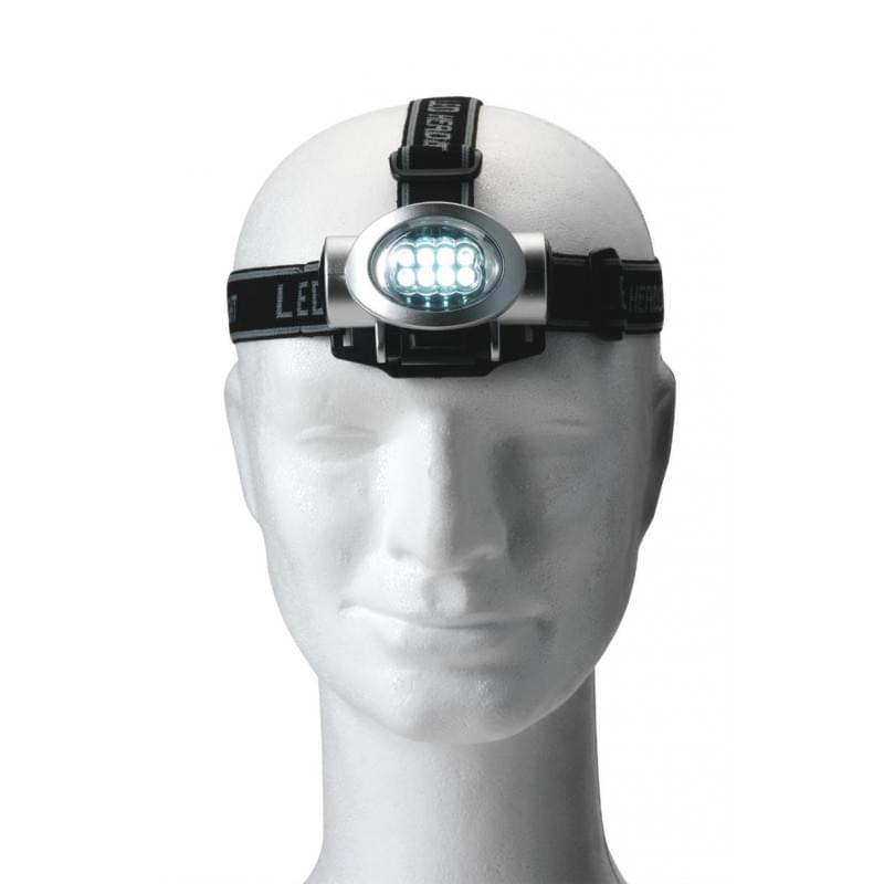 Hoofdlamp met 8 LED lampjes