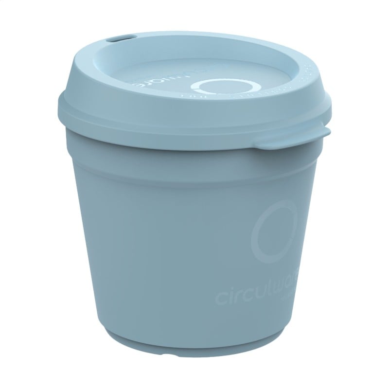 CirculCup herbruikbare beker 200ml - pp - stapelbaar - met deksel