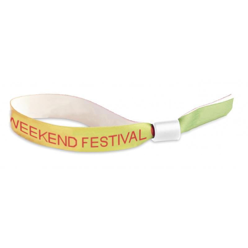 Polsbandje - polyester - 34 cm - veiligheidssluiting