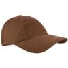 Brushed promo cap - katoen - 5 panelen - klittenbandsluiting