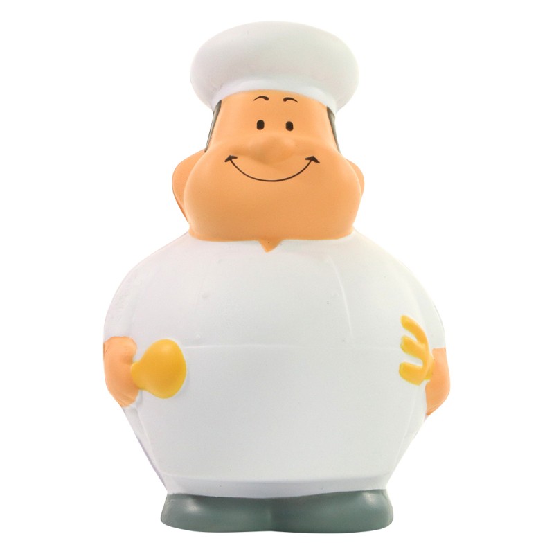 Bert® anti stress figuur - chef kok - 10 cm