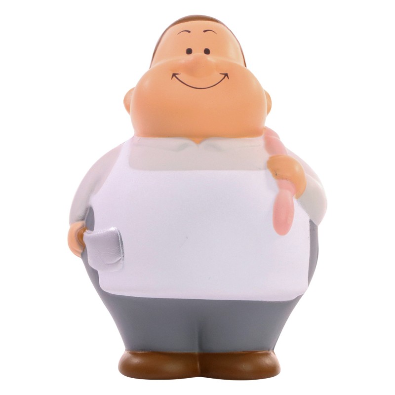 Bert® anti stress figuur - slager - 10 cm