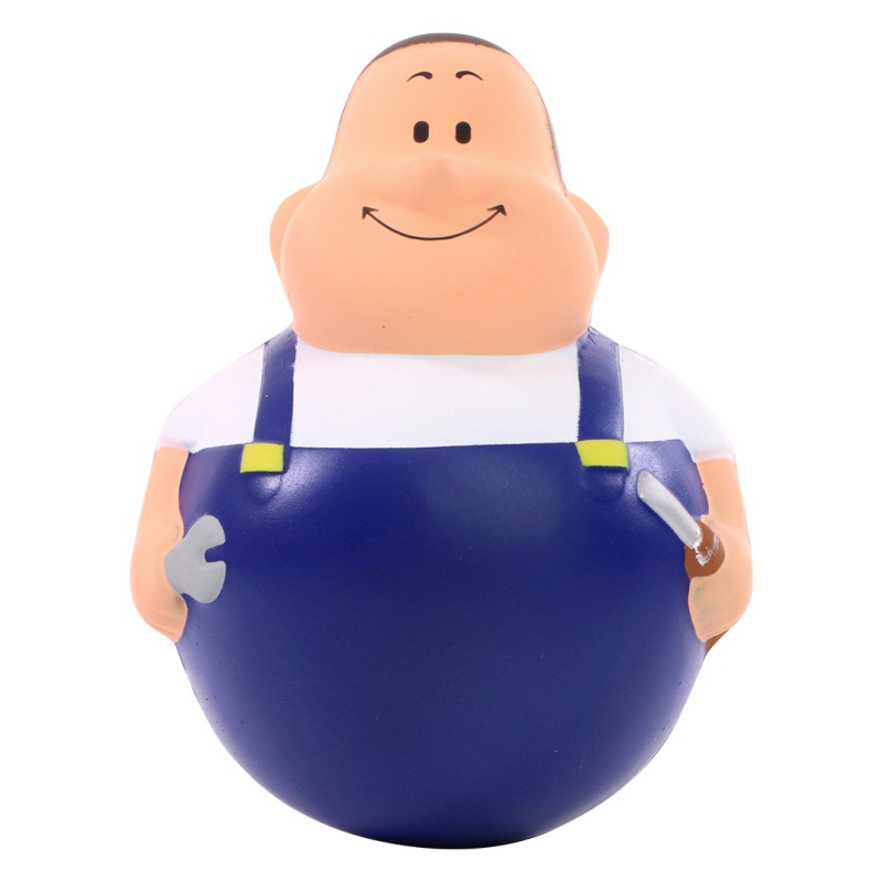 Bert® anti stress figuur - medewerker - wobbeler - 10 cm