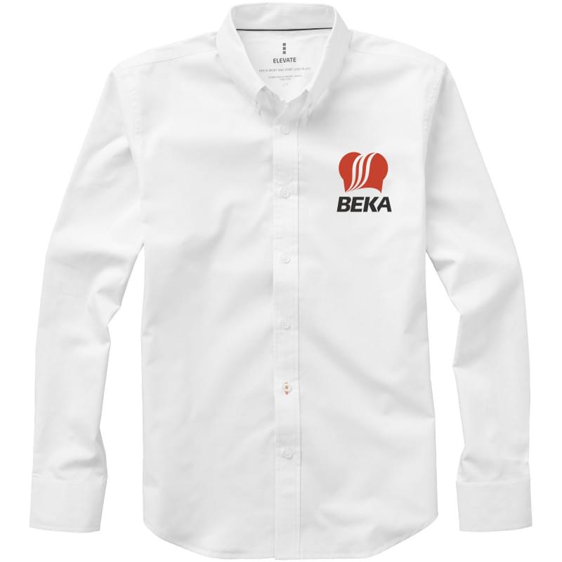 Elevate Vaillant Oxford blouse - heren - katoen - 142 g/m² - lange mouwen