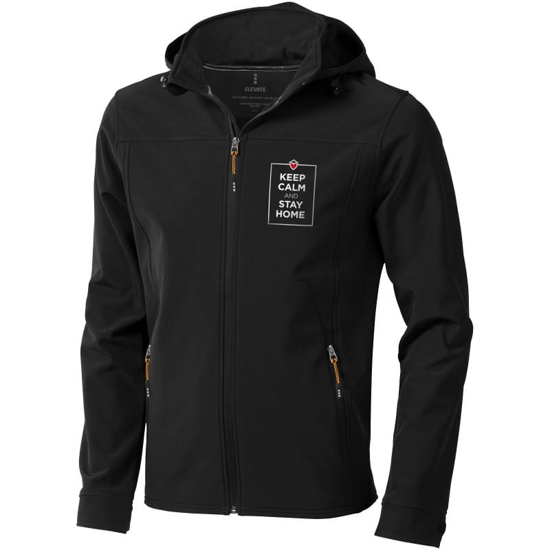Elevate Langley softshell jas - heren - polyester - 300 g/m2 - waterafstotend