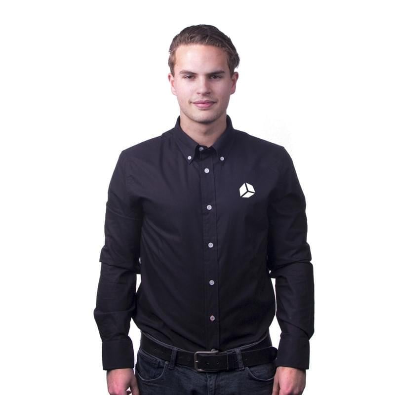 Elevate Vaillant Oxford blouse - heren - katoen - 142 g/m² - lange mouwen