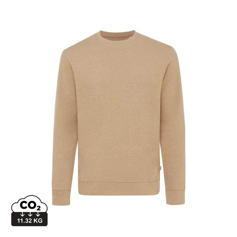 Iqoniq Denali ongeverfde crew nek - unisex - katoen - 340 g/m²