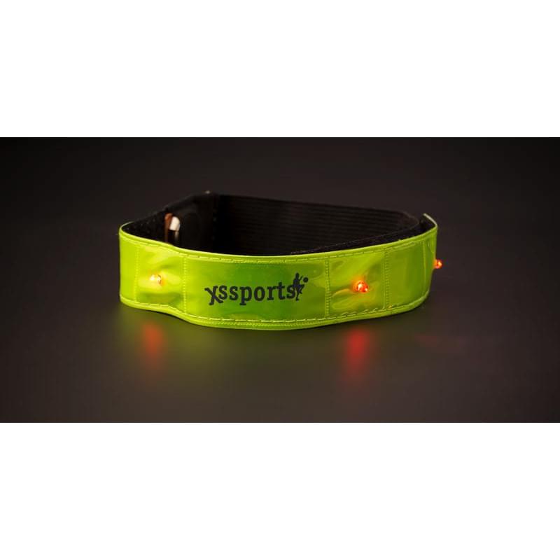 Reflecterende strap met led verlichting