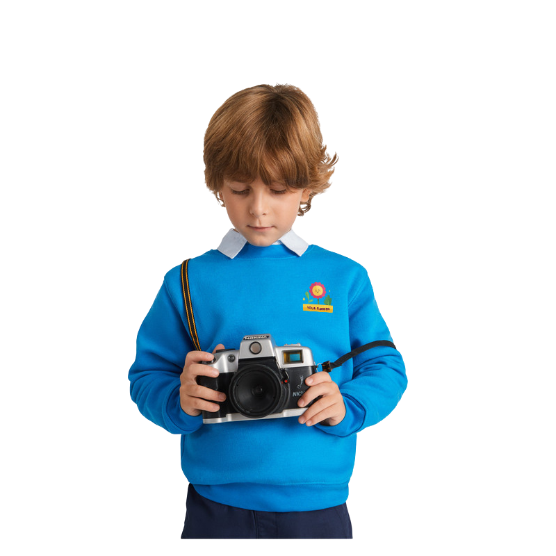 Roly Classic trui - kinderen - katoen / polyester - 280 g/m2 - tailleband