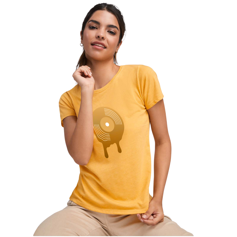 Roly Fox t-shirt - dames - polyester/katoen - 150 g/m² 
