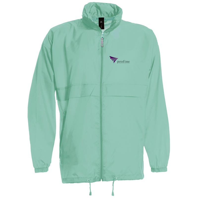 B&C Sirocco windbreaker - heren - nylon - waterafstotend - verstelbare capuchon