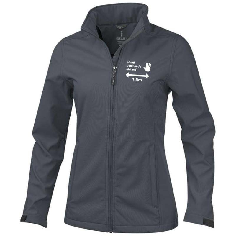 Elevate Maxson softshell jas - dames - polyester - 270 g/m2 - waterafstotend