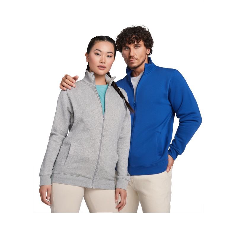 Roly Ulan sweater - unisex - katoen / polyester - 280 g/m2 - met rits