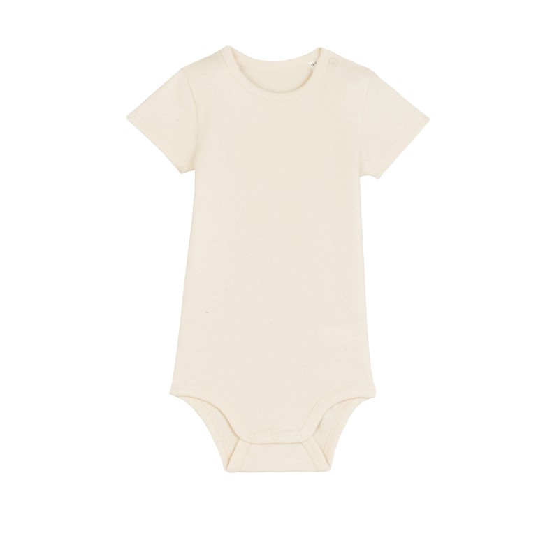 Baby rompertje - biologisch katoen - 210 g/m2 - korte mouwen