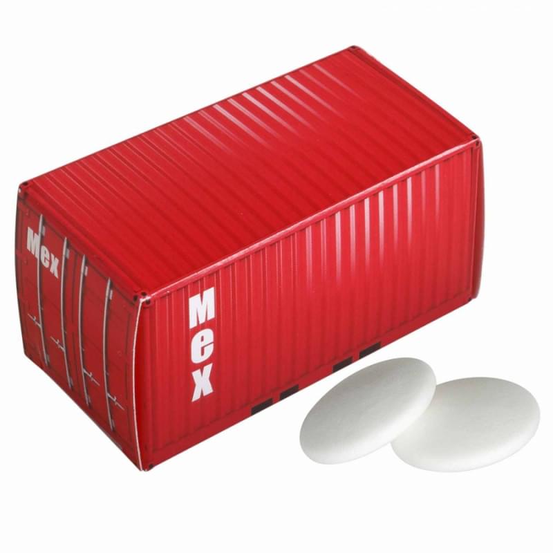 Pepermunt - 40 gram - vegan en halal - containervormig doosje