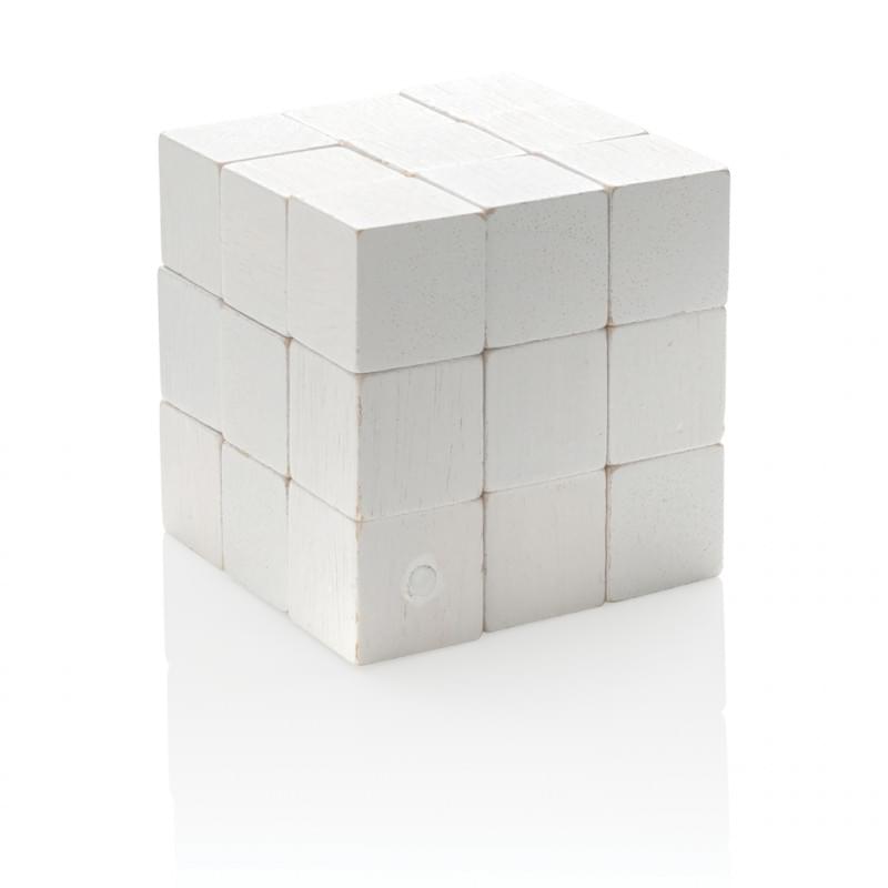 Denkspel - hout - verpakt in canvas zakje