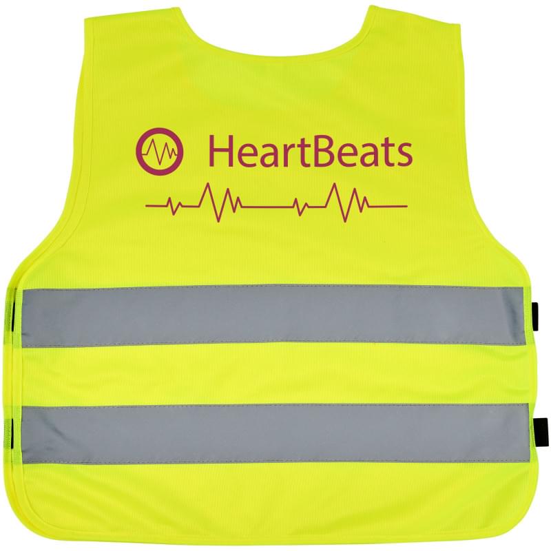 RFX™ Marie veiligheidsvest - polyester - kinderen 7 t/m 12 jaar - klittenbandsluiting