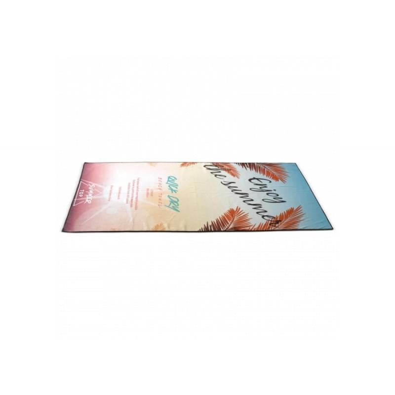 Sneldrogende strandhanddoek met custom-made print