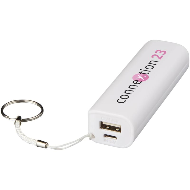Span powerbank - 1.200mAh - ABS - klein ontwerp - sleutelhanger