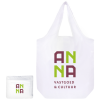 Recycle bag winkeltas - rPET polyester - 190T - 46 x 12 x 42 cm - vastgestikt opvouwzakje