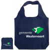 Recycle bag winkeltas - rPET polyester - 190T - 46 x 12 x 42 cm - vastgestikt opvouwzakje