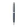 Caran d'Ache Leman Rhodium balpen - metaal - blauwe inkt