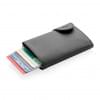 C-Secure aluminium RFID kaarthouder portemonnee - PU - 9.5x6.8x1.6cm
