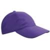 Brushed promo kinder cap - katoen - 5 panelen - klittenbandsluiting