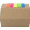 Marnie memohouder - karton/papier - ca. 525 memo's in diverse kleuren - huisvormig