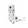 PowerCube rewirable USB reisstekker - 5V/2,1A - 4 stopcontacten - 2 USB-aansluitingen