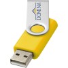 Rotate USB stick - kunststof en aluminium - 1-32GB - sleutelhangeroptie 