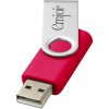 Rotate USB stick - kunststof en aluminium - 1-32GB - sleutelhangeroptie 