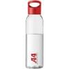 Sky drinkfles 650ml - tritan - transparant met gekleurde dop