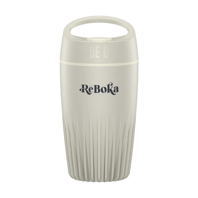 BE O lifestyle koffiebeker 340 ml - bio TPE/PP - herbruikbaar