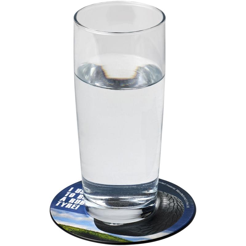 Brite Mat® ronde onderzetter met bandmateriaal