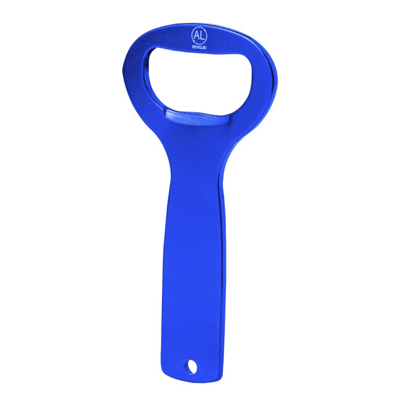 Gambit flesopener - gerecycled aluminium - gestanste handgreep