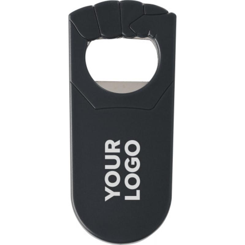 Plastic bottle opener