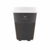 Circular&Co koffiebeker 227ml- PP - deksel met drinkopening - quick-dry onderzijde - ribbelwand