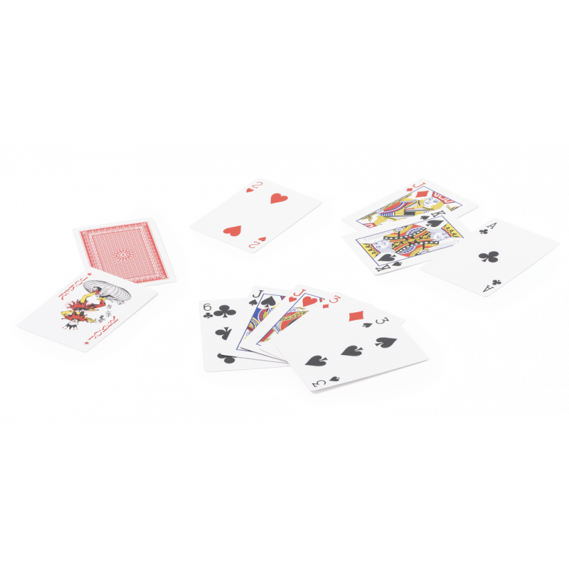 Picas Franse speelkaartenset - papier - verpakt in transparant doosje