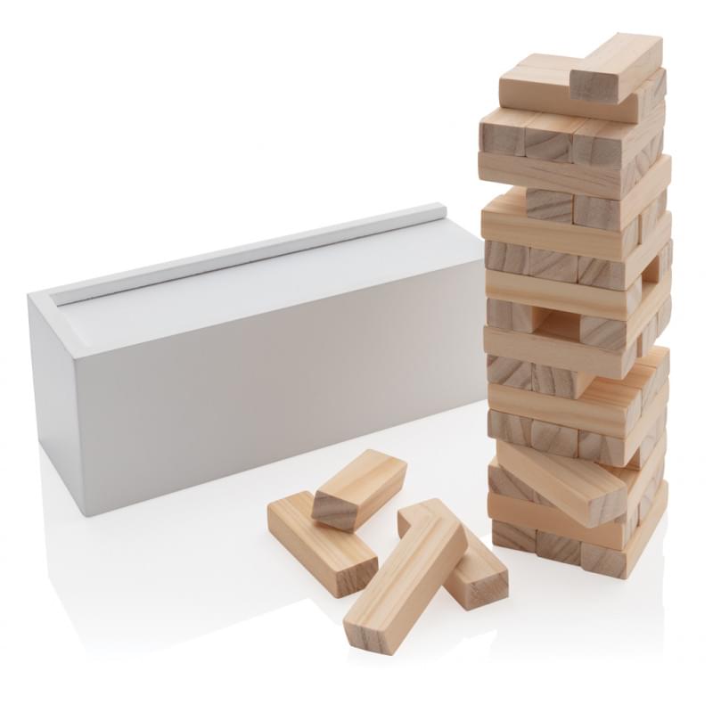 Toren spel - FSC® hout - 48 blokken - geschenkverpakking