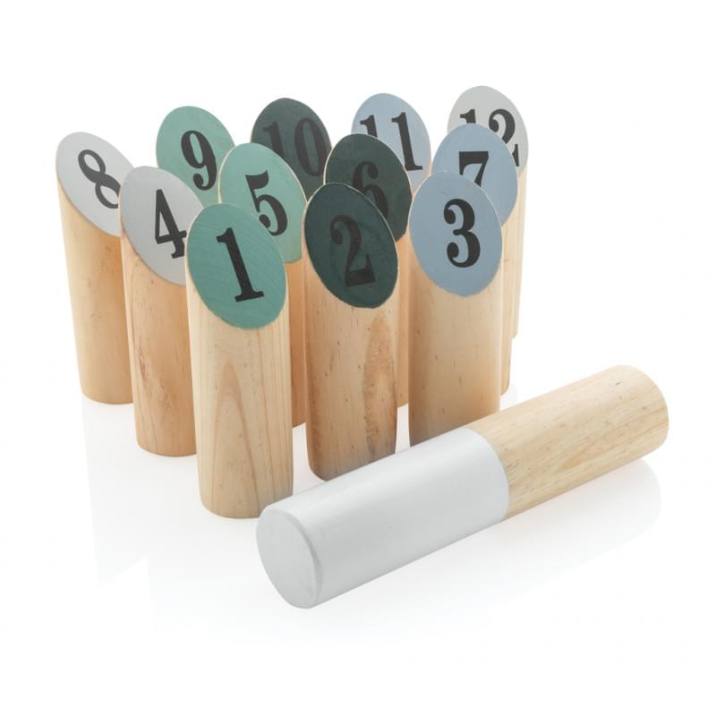 Werpspel - hout - outdoor - verpakt in katoenen zakje